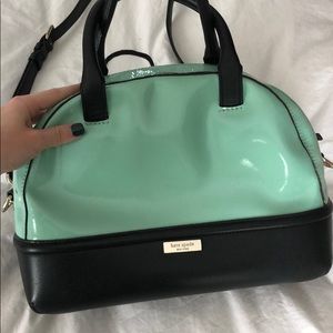 Kate Spade Seafoam Green Bow Large Crossbody Bag